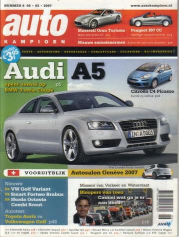 Autokampioen 6 2007 : Peugeot 207CC - Toyota Auris - VW Golf beschikbaar voor biedingen