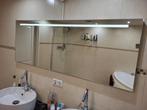 Badkamerspiegel 160x60 met verwarming en licht, Huis en Inrichting, Badkamer | Badkamermeubels, Ophalen, Gebruikt, Minder dan 100 cm
