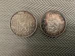 Zilveren rijksdaalders twee stuks 1964, Postzegels en Munten, Munten | Nederland, Ophalen of Verzenden, Koningin Juliana, 2½ gulden