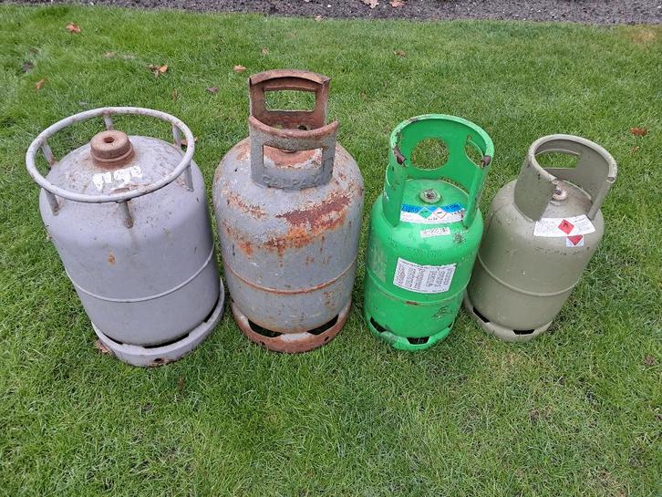 Lege Gasfles, Gasflessen € 5,- per stuk, Hobby en Vrije tijd, Overige Hobby en Vrije tijd, Gebruikt, Ophalen