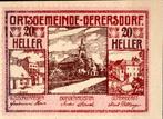 ÖSTERREICH / AUSTRIA : Notgeld der Ortsgemeinde GERERSDORF, Ophalen of Verzenden, Oostenrijk, Los biljet