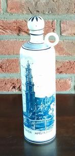 Westertoren Amsterdam delftblauw gin fles, volgnr 13, Ophalen of Verzenden