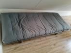 Leuke bedbank inclusief matras, Huis en Inrichting, Slaapkamer | Bedden, 80 cm, Grijs, Gebruikt, Eenpersoons