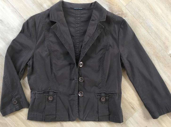 Leuk kort jasje, zomerjasje, maat L, bruin, Kleding | Dames, Jasjes, Kostuums en Pakken, Zo goed als nieuw, Maat 42/44 (L), Bruin
