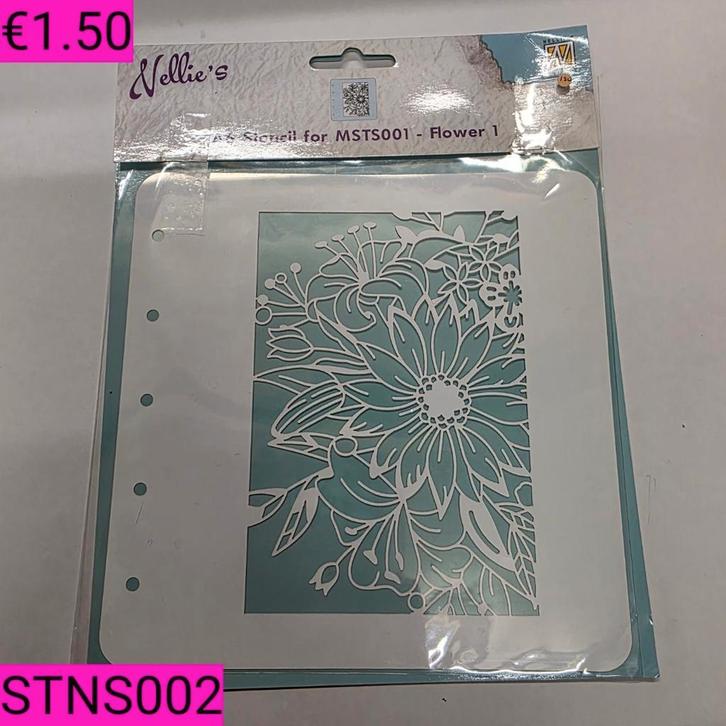 Stencils van Nellie Snellen, Hobby en Vrije tijd, Scrapbooking, Zo goed als nieuw, Frame of Mal, Ophalen of Verzenden