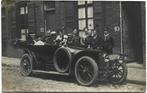 Oldtimer auto pioniertijd huisnummer fotokaart, Ophalen of Verzenden, Voor 1920, Ongelopen, Voertuig