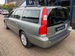 Volvo V70 2.4 Kinetic 170PK Youngtimer 93.000KM!, Gebruikt, Zwart, Leder en Stof, 170 pk