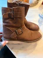 HIP Leren Laarsjes met Bont - Maat 35, Kinderen en Baby's, Jongen of Meisje, Ophalen of Verzenden, Laarzen, Zo goed als nieuw