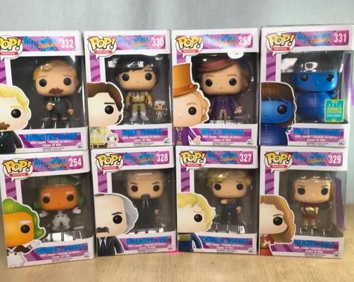 Complete Collectie Funko Pop Willy Wonka 1971, Verzamelen, Poppetjes en Figuurtjes, Nieuw, Ophalen of Verzenden