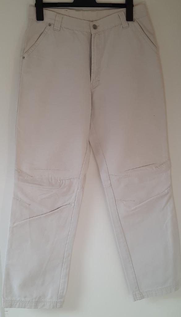 Construction CAS workermodel jeans off-white maat xl/34, Kleding | Dames, Spijkerbroeken en Jeans, Zo goed als nieuw, W33 - W36 (confectie 42/44)
