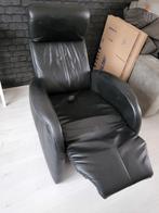 Leren Relaxstoel - Zwart, Huis en Inrichting, Ophalen
