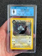 Pokémon CGC 9 Dark Magneton Holo #11 Team Rocket series, Ophalen of Verzenden, Zo goed als nieuw, Losse kaart, Foil