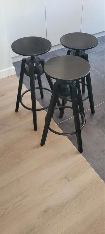 3 Barkrukken Ikea Dalfred, 45 euro voor 3 krukken samen beschikbaar voor biedingen
