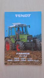 Folder FENDT FARMER LS/LSA 304-305-306-307-308-309 turbo, Ophalen of Verzenden, Zo goed als nieuw, Folder