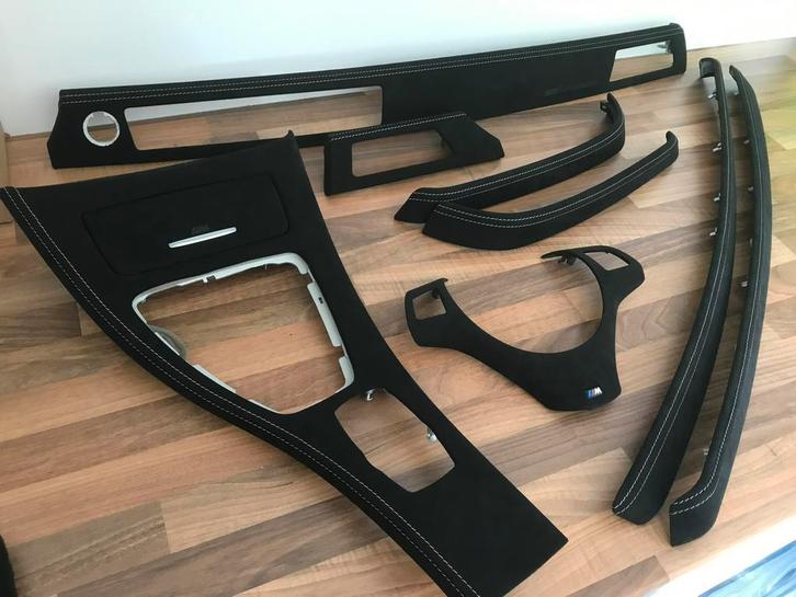 BMW Performance Alcantara interieurlijsten E90 E91 E92 E93, Auto-onderdelen, Interieur en Bekleding, BMW, Nieuw, Ophalen of Verzenden
