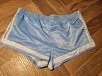 Adidas vintage  glans shorts. 1980's. Maat L., Kleding | Heren, Maat 52/54 (L), Blauw, Ophalen of Verzenden, Zo goed als nieuw