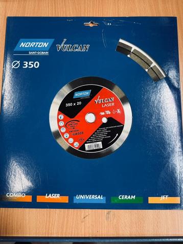 NIEUW: NORTON diamantschijf slijpschijf 350 x 20,0 cm 1-stuk beschikbaar voor biedingen