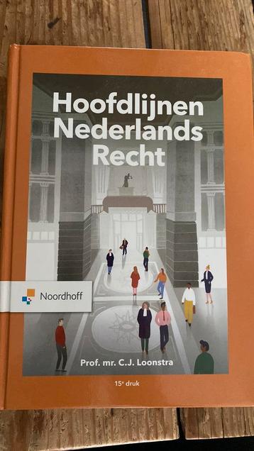 C.J. Loonstra - Hoofdlijnen Nederlands recht