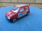 Burago Fiat Cinquecento Rood, Ophalen of Verzenden, Zo goed als nieuw, Auto, Overige merken