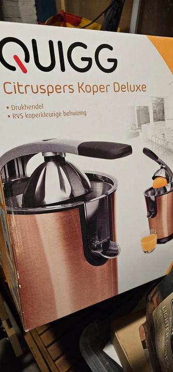 Luxe citruspers zware kwaliteit in koperen uitvoering  beschikbaar voor biedingen