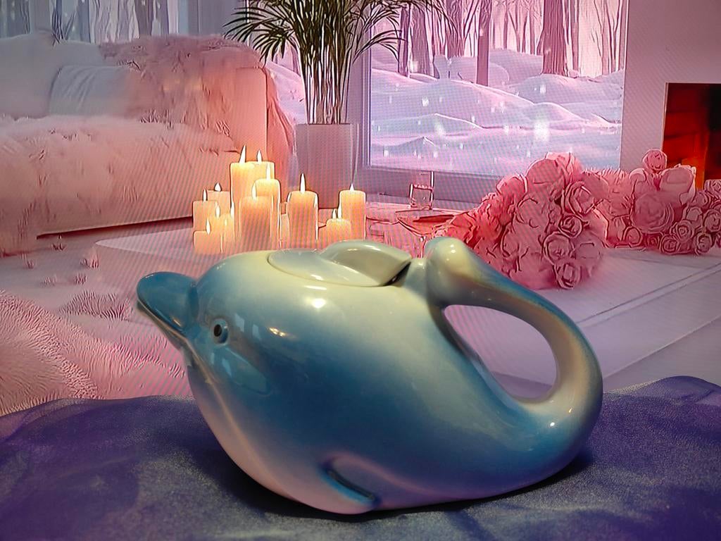 Mooie fantasie theepot, Ophalen of Verzenden, Zo goed als nieuw, Dier