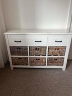 Dressoir met manden en lades, Huis en Inrichting, Ophalen, Overige materialen, Gebruikt, 100 tot 150 cm