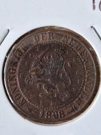 2 1/2 Cent 1898 in mooie kwaliteit., Ophalen of Verzenden, Koningin Wilhelmina, Overige waardes, Losse munt