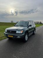 Toyota Land Cruiser 100 2002 Groen, Auto's, Toyota, Automaat, Beige, Leder, Vierwielaandrijving