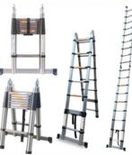 Telescopische Vouwbare RVS ladder 5 meter NIEUW, Nieuw, Ophalen of Verzenden, Ladder, Opvouwbaar of Inschuifbaar