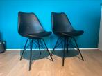 2 zwarte stoelen, Ophalen, Zo goed als nieuw, Zwart, Twee