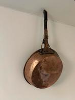 Oude Koperen Koekenpan, Huis en Inrichting, Keuken | Potten en Pannen, Ophalen of Verzenden, Gebruikt, Overige materialen, Koekenpan of Braadpan