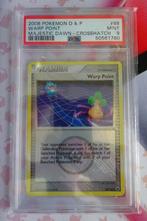 Pokemon Warp Point Majestic Dawn Diamond & Pearl PSA 9, Ophalen of Verzenden, Nieuw, Losse kaart, Foil