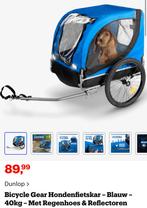 Honden fietskar Dunlop, Fietsen en Brommers, Ophalen, Opvouwbaar, 20 tot 40 kg, Zo goed als nieuw