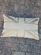 Kussen met stuts - Union Jack, Ophalen of Verzenden, Zo goed als nieuw, Beige, Rechthoekig
