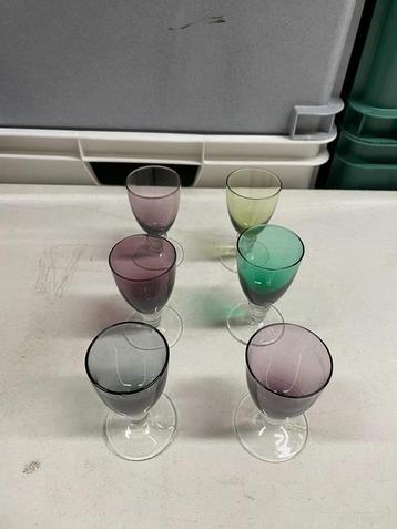 Carnaval glas Max Verboeket borrelglaasjes / roemers 6 losse beschikbaar voor biedingen