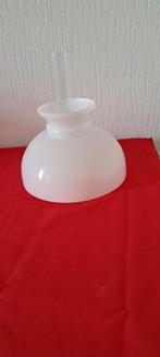 Witte Melkglas Lampenkap - Vintage Stijl, Huis en Inrichting, Lampen | Lampenkappen, Ophalen of Verzenden