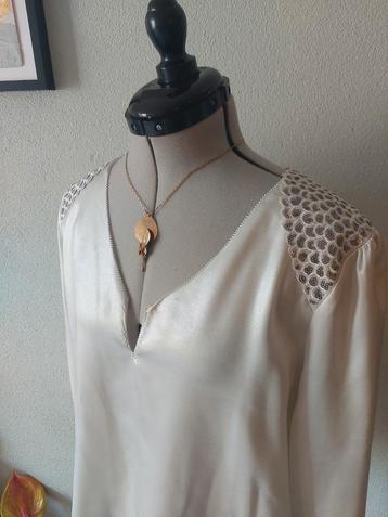 Hoss Intropia parel witte blouse 40 beschikbaar voor biedingen