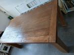 Teakhouten eettafel, Huis en Inrichting, Tafels | Eettafels, Ophalen, Gebruikt, Teakhout, 50 tot 100 cm