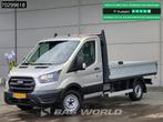 Ford Transit 130pk Open Laadbak Trekhaak Euro6 Pritsche Pick, Auto's, Bestelauto's, Euro 6, Leder, Bedrijf, 130 pk