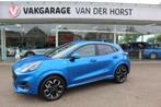 Ford Puma 1.0 EcoBoost Hybrid ST-Line X , 155pk Camera, Park, Voorwielaandrijving, Adaptive Cruise Control, Blauw, Leder en Stof