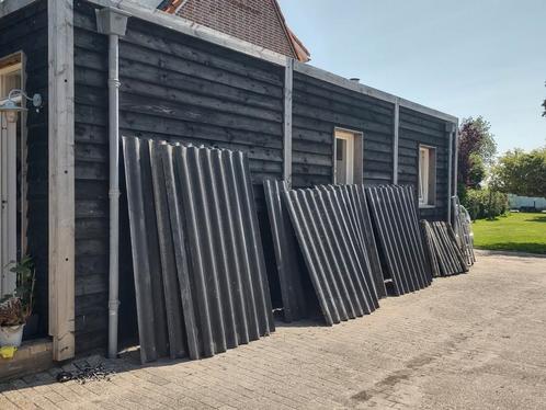 Golfplaten dakplaten + nokplaten, Doe-het-zelf en Verbouw, Dakpannen en Dakbedekking, Gebruikt, Golfplaat, Ophalen