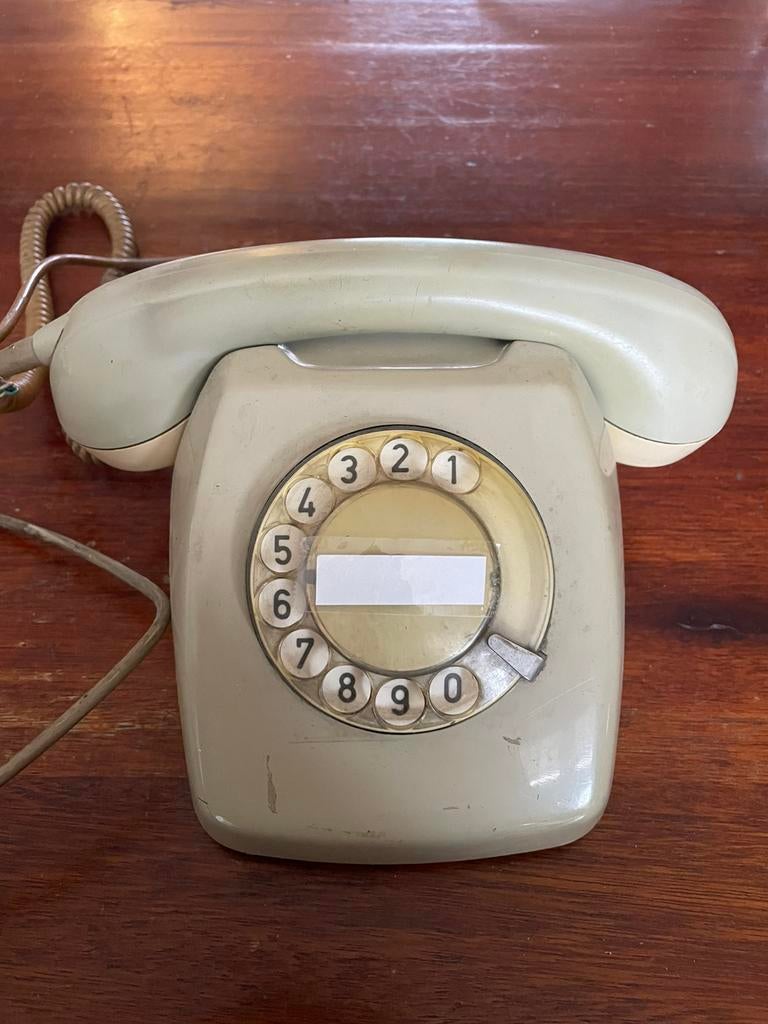 Vintage PTT T65 Telefoon met Draaischijf, Telecommunicatie, Vaste telefoons | Niet Draadloos, Gebruikt, Met draaischijf, Verzenden