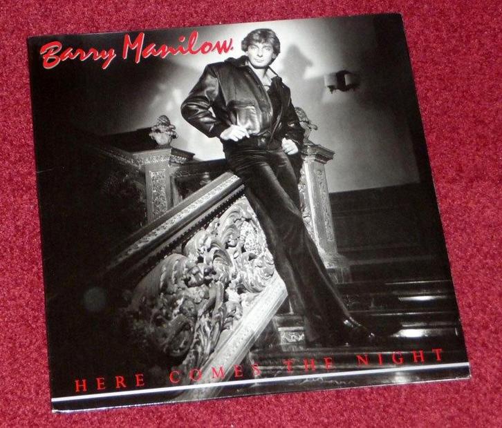 Barry Manilow - Here Comes the Night LP, Cd's en Dvd's, Vinyl | Pop, Zo goed als nieuw, 1960 tot 1980, 12 inch, Ophalen of Verzenden