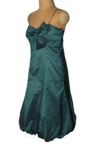 Vera Mont satijnen avond jurk, groen, Mt. 40 / M, Maat 38/40 (M), Galajurk, Verzenden, Zo goed als nieuw