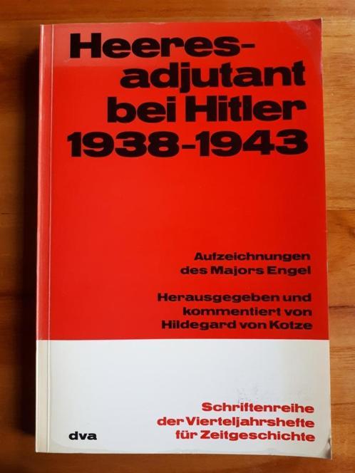 Heeresadjutant bei hitler 38 43.aufzeichnungen majors engel, Boeken, Oorlog en Militair, Gelezen, Ophalen of Verzenden