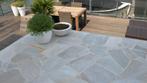 prachtig zwembadterras van witte Braziliaanse flagstones, Tuin en Terras, Tegels en Klinkers, Ophalen, Nieuw, Natuursteen, Terrastegels
