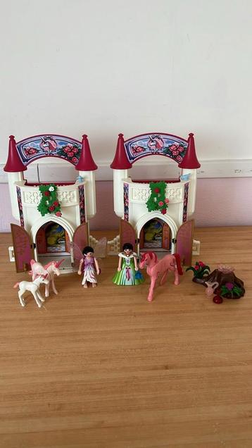 Playmobil Zorgfee, Eenhoorn & Prinsessentoren Set beschikbaar voor biedingen