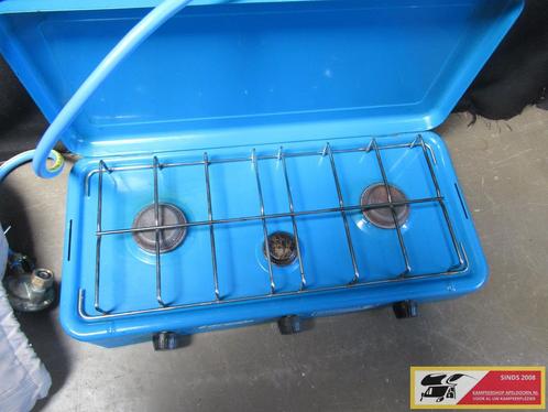 3 pits gascomfor  met drukregelaar nr. 1495, Caravans en Kamperen, Caravan accessoires, Gebruikt, Ophalen of Verzenden