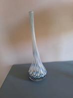 Prachtige glazen vaas, Murano. Wit, oker en blauw, Antiek en Kunst, Antiek | Glas en Kristal, Ophalen