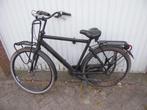herenfiets zwarte uitvoering, Gebruikt, Versnellingen, 53 tot 57 cm, Ophalen